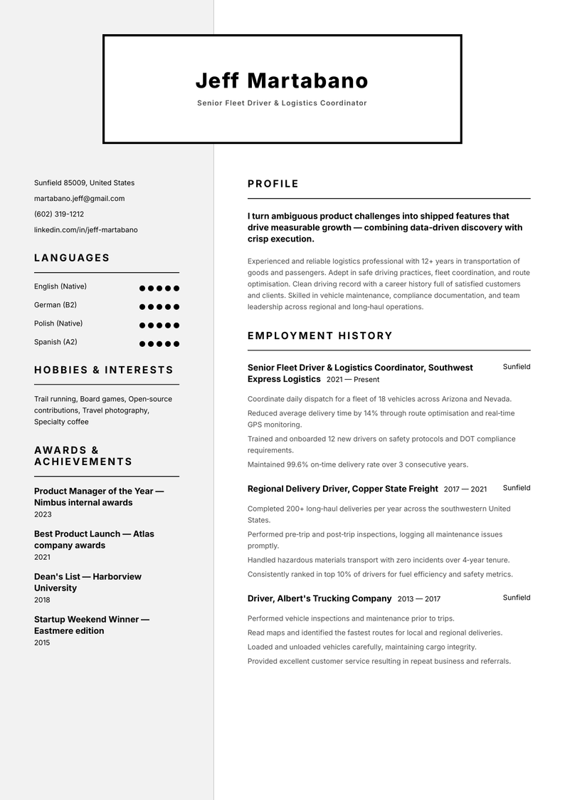 Minimal preview